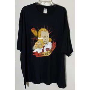 Shaun Of The Dead Men T-Shirt Adult 4XL Movie Black EUC